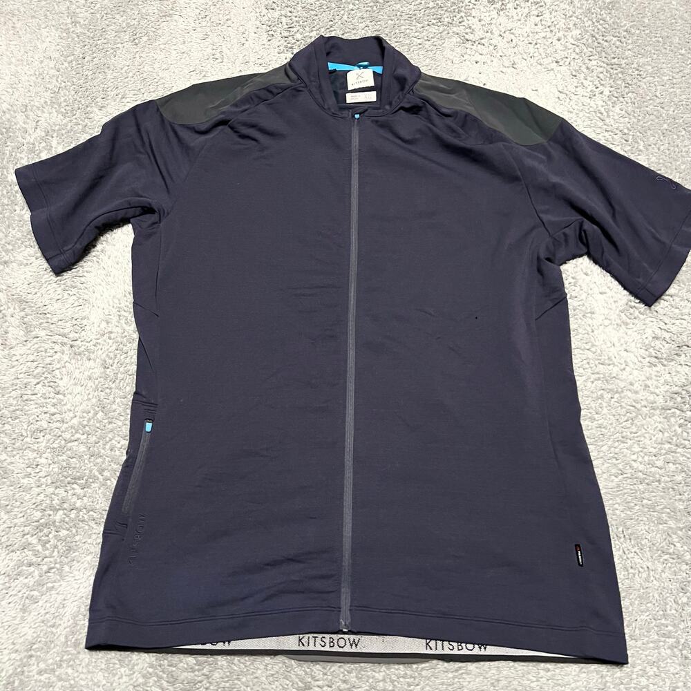 Kitsbow Shirt Jersey Mens XL Polartec Power Dry Short Sleeve Performance Cycling